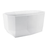 Aqua Eden 59-Inch Acrylic Freestanding Tub with Drain