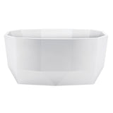 Aqua Eden 59-Inch Acrylic Freestanding Tub with Drain