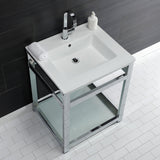 Fauceture 25-Inch Ceramic Console Sink Set