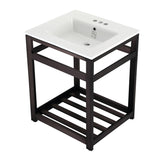 Fauceture 25-Inch Ceramic Console Sink Set