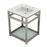 Fauceture 25-Inch Ceramic Console Sink Set