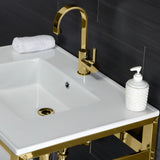 Fauceture 31-Inch Ceramic Console Sink Set