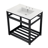 Fauceture 31-Inch Ceramic Console Sink Set