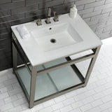 Fauceture 31-Inch Ceramic Console Sink Set