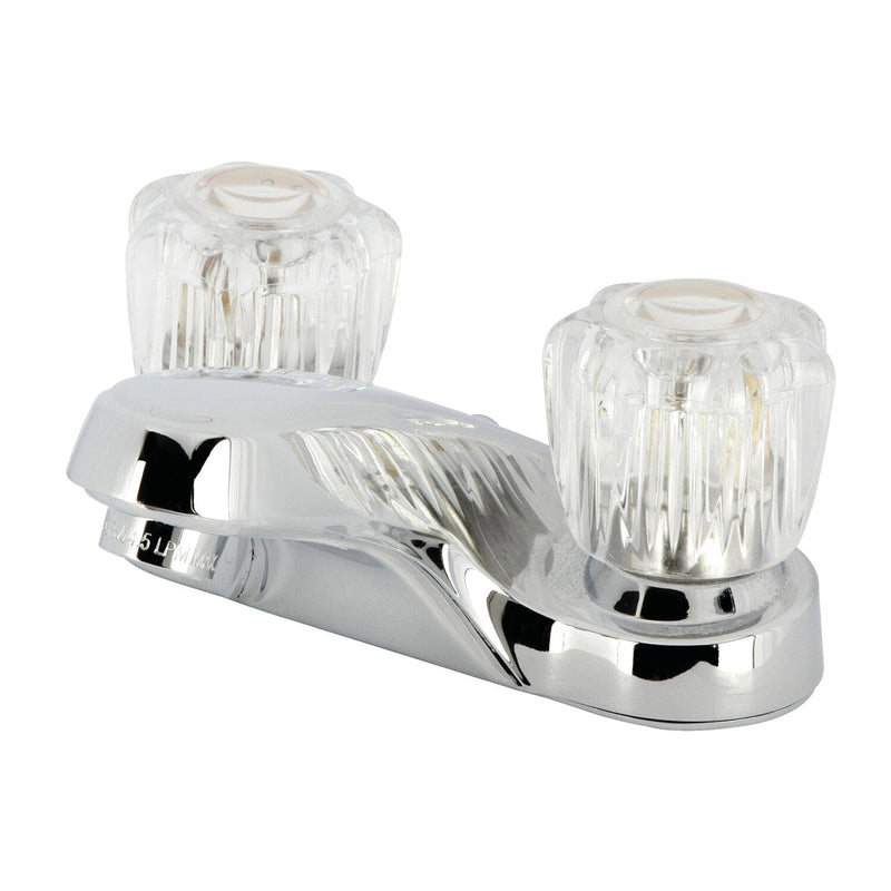 Double-Handle 3-Hole Deck Mount 4-Inch Centerset Bathroom Faucet